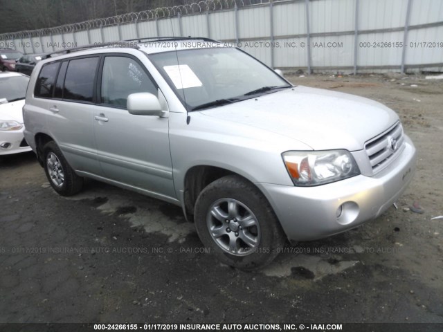 JTEGP21A540037026 - 2004 TOYOTA HIGHLANDER LIMITED SILVER photo 1