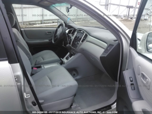 JTEGP21A540037026 - 2004 TOYOTA HIGHLANDER LIMITED SILVER photo 5