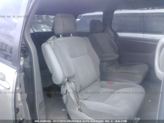 5TDZA23C84S209950 - 2004 TOYOTA SIENNA CE/LE SILVER photo 8