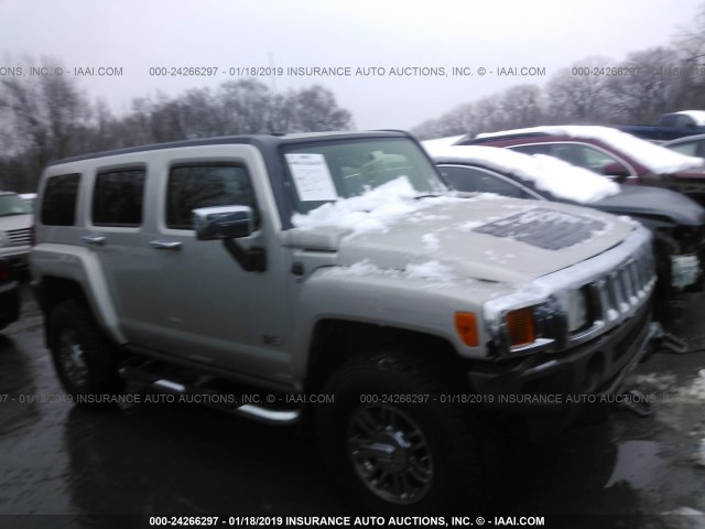 5GTDN13EX78194833 - 2007 HUMMER H3 BEIGE photo 1