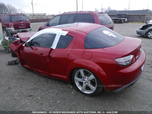 JM1FE17N340129374 - 2004 MAZDA RX8 RED photo 3