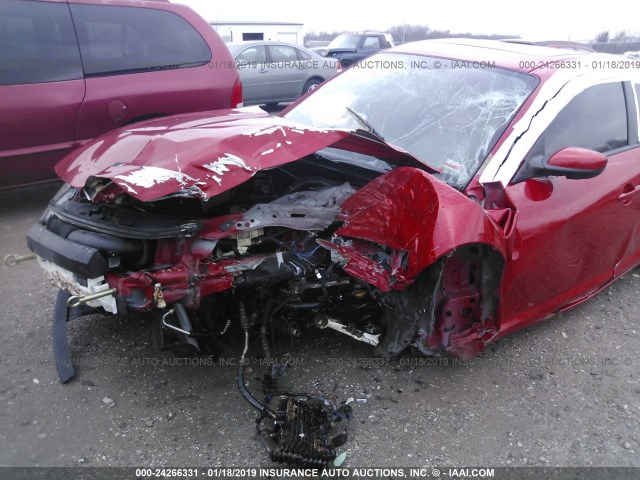 JM1FE17N340129374 - 2004 MAZDA RX8 RED photo 6