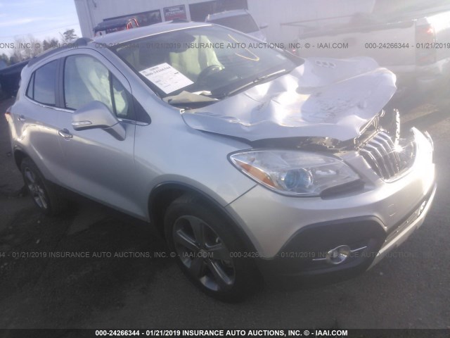 KL4CJBSB3EB678994 - 2014 BUICK ENCORE CONVENIENCE SILVER photo 1