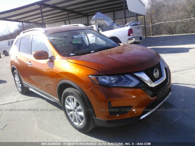 5N1AT2MT7KC701577 - 2019 NISSAN ROGUE ORANGE photo 1