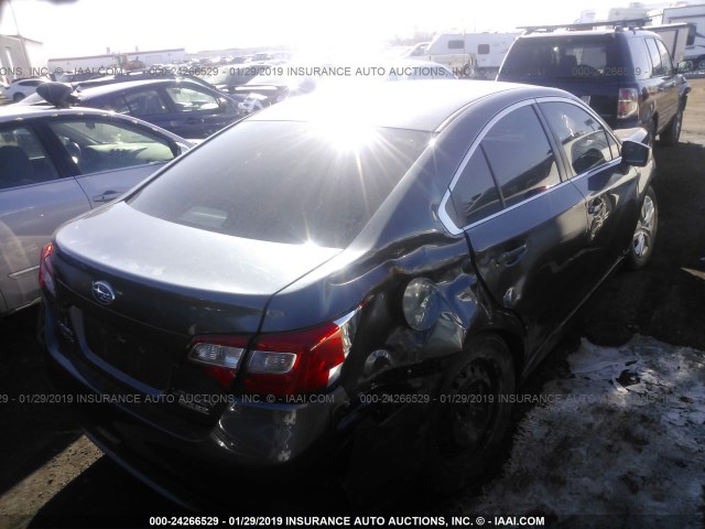 4S3BNAA69H3057424 - 2017 SUBARU LEGACY 2.5I Dark Blue photo 4