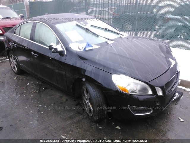 YV1622FS9C2027824 - 2012 VOLVO S60 T5 BLACK photo 1