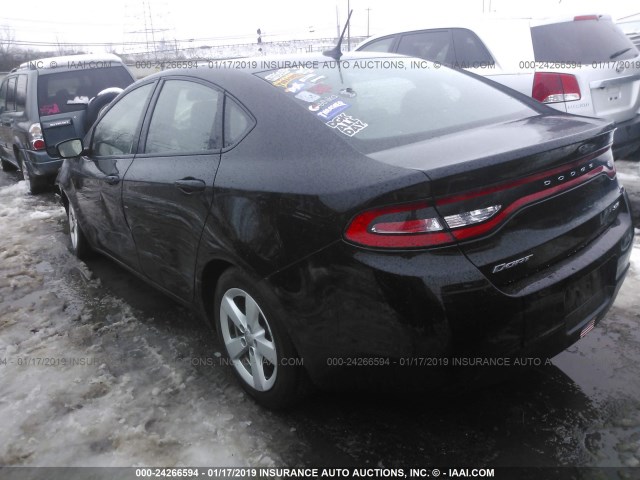 1C3CDFBB3FD431845 - 2015 DODGE DART SXT BLACK photo 3