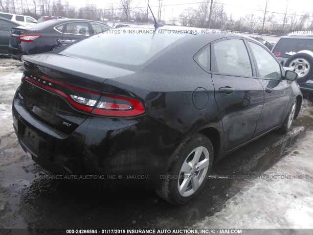 1C3CDFBB3FD431845 - 2015 DODGE DART SXT BLACK photo 4