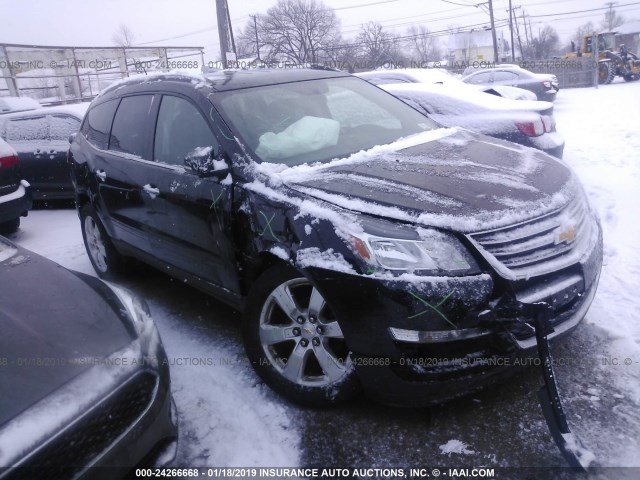 1GNKRGKD9HJ265343 - 2017 CHEVROLET TRAVERSE LT BLACK photo 1