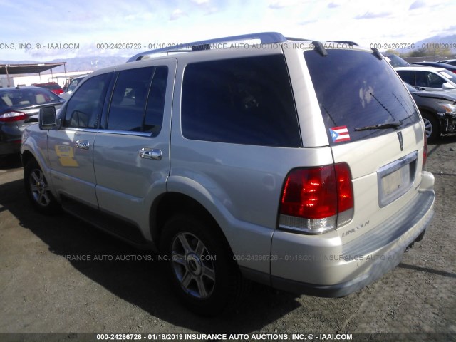 5LMEU68H45ZJ23044 - 2005 LINCOLN AVIATOR BEIGE photo 3
