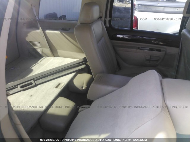 5LMEU68H45ZJ23044 - 2005 LINCOLN AVIATOR BEIGE photo 8