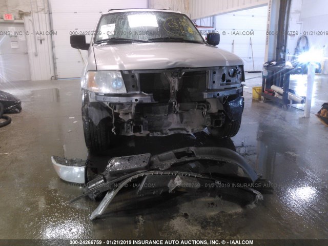 1FMPU16L94LA64953 - 2004 FORD EXPEDITION XLT SILVER photo 6