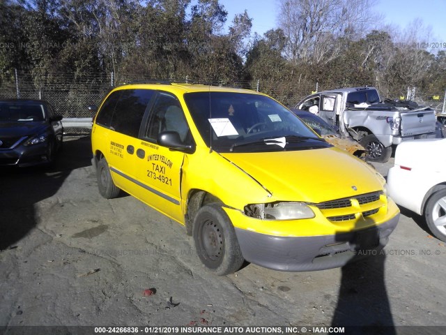 2B4FP2539WR748875 - 1998 DODGE CARAVAN YELLOW photo 1