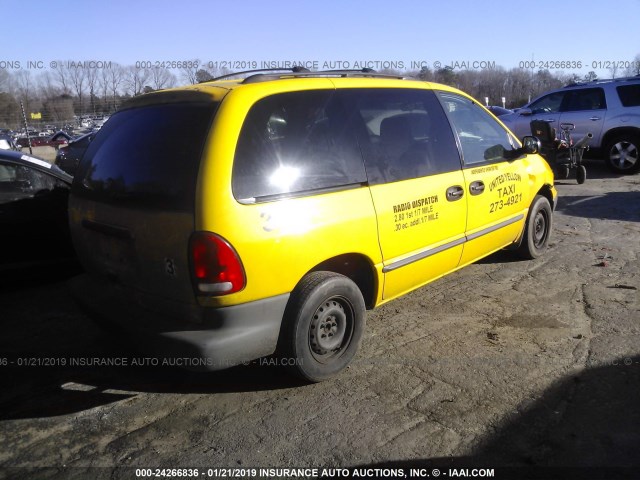 2B4FP2539WR748875 - 1998 DODGE CARAVAN YELLOW photo 4