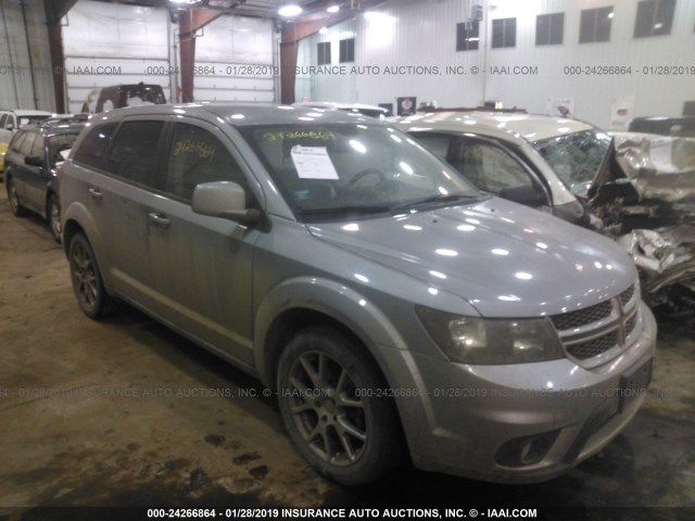 3C4PDCEG4FT744402 - 2015 DODGE JOURNEY R/T SILVER photo 1