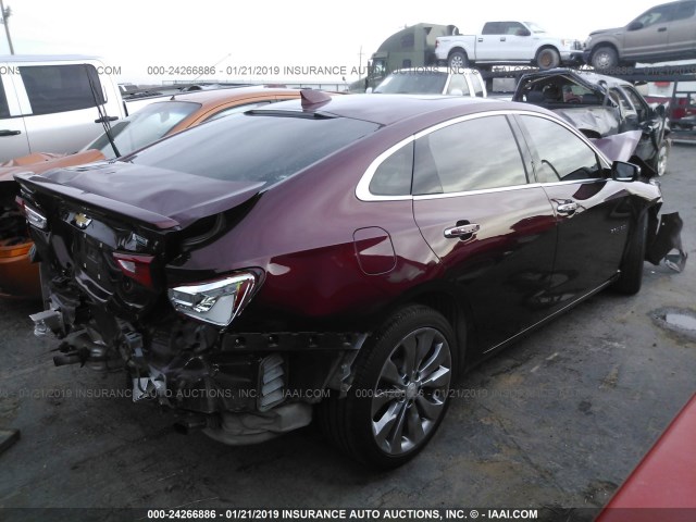 1G1ZH5SX8GF270374 - 2016 CHEVROLET MALIBU PREMIER MAROON photo 4