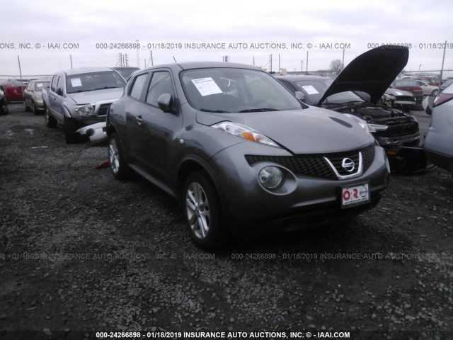 JN8AF5MR9ET351850 - 2014 NISSAN JUKE S/SV/SL/NISMO GRAY photo 1