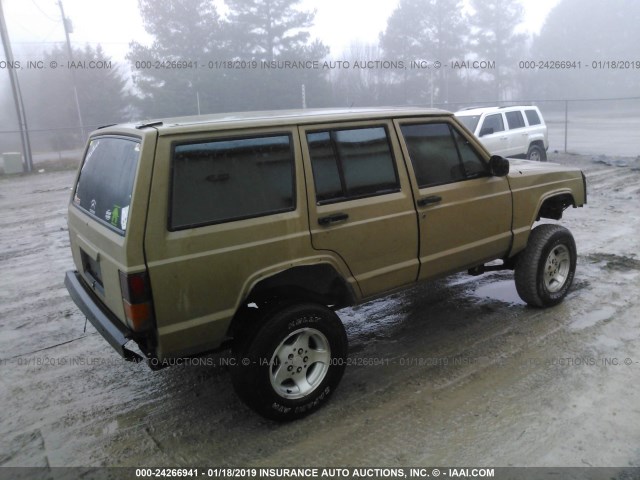 1J4FJ78L0KL500329 - 1989 JEEP CHEROKEE LIMITED BROWN photo 4