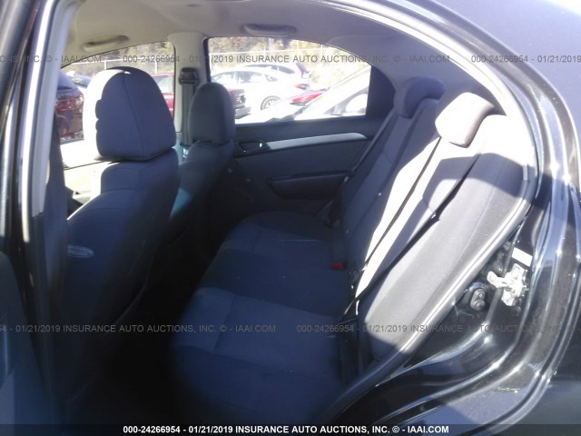 KL1TD5DE1BB135149 - 2011 CHEVROLET AVEO LS/LT შავი ფოტო 8