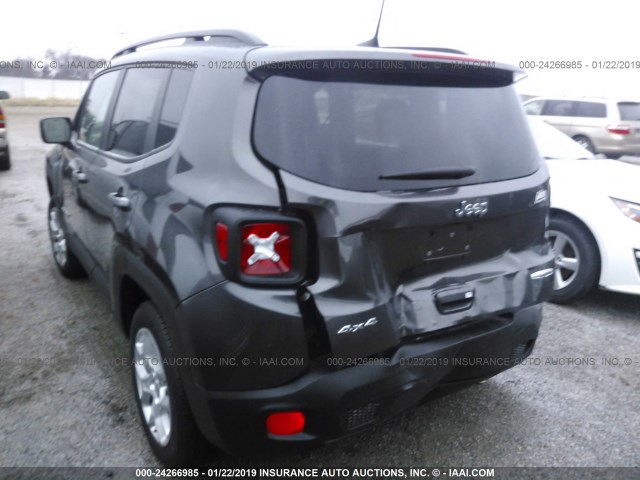 ZACCJBBB9JPH51663 - 2018 JEEP RENEGADE LATITUDE BLACK photo 3