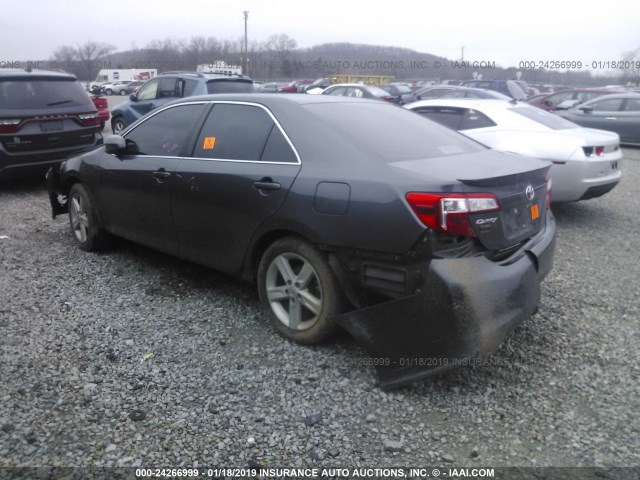 4T1BF1FK4CU191470 - 2012 TOYOTA CAMRY SE/LE/XLE 灰色 照片 3