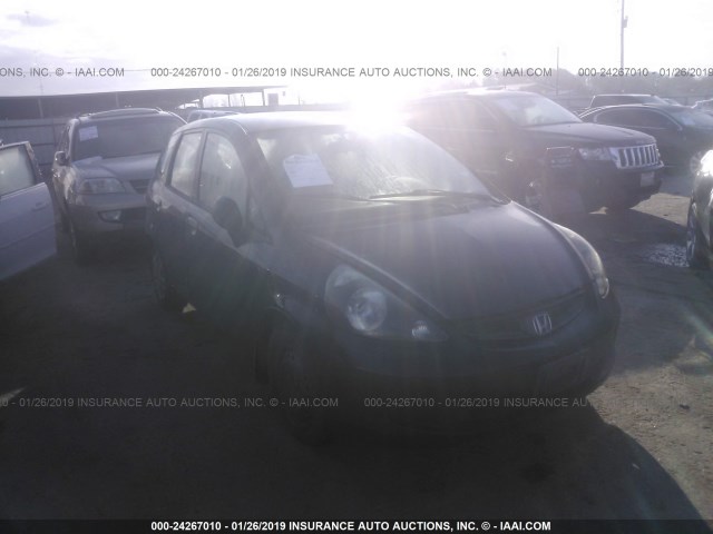 JHMGD38448S042178 - 2008 HONDA FIT BLACK photo 1