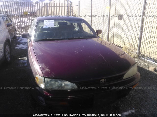 4T1BG12K1TU726354 - 1996 TOYOTA CAMRY DX/LE/XLE RED photo 6