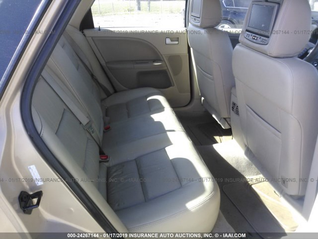 1FAFP24117G110017 - 2007 FORD FIVE HUNDRED SEL BEIGE photo 8