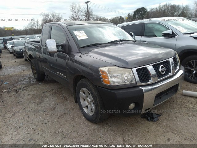 1N6AA06A95N523400 - 2005 NISSAN TITAN XE/SE/LE GRAY photo 1