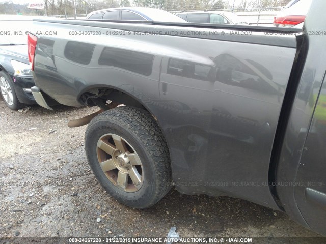 1N6AA06A95N523400 - 2005 NISSAN TITAN XE/SE/LE GRAY photo 6