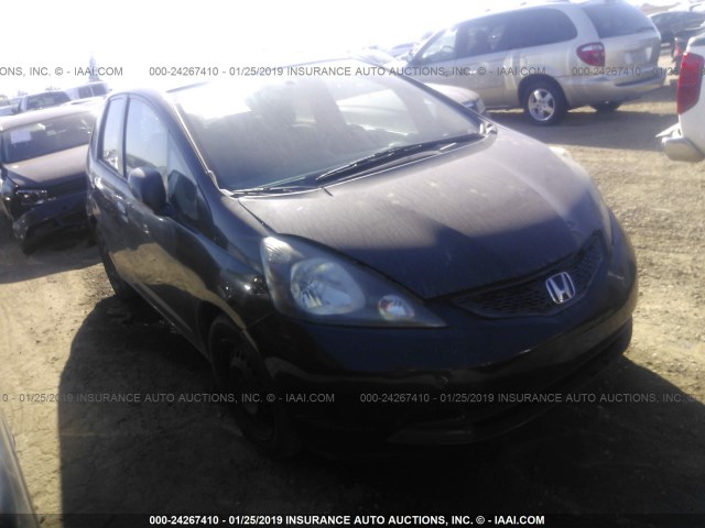 JHMGE8H34BC012472 - 2011 HONDA FIT BLACK photo 1