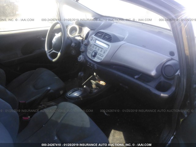 JHMGE8H34BC012472 - 2011 HONDA FIT BLACK photo 5