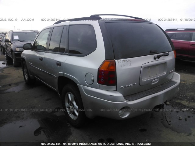 1GKDT13S662193185 - 2006 GMC ENVOY SILVER photo 3