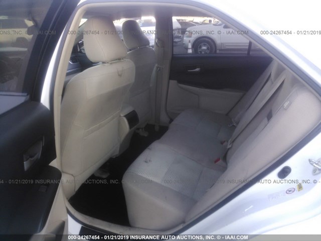 4T4BF1FK0ER418694 - 2014 TOYOTA CAMRY L/SE/LE/XLE 白色 照片 8