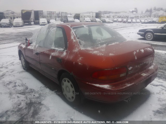 JF1GC4352YH503259 - 2000 SUBARU IMPREZA L RED photo 3