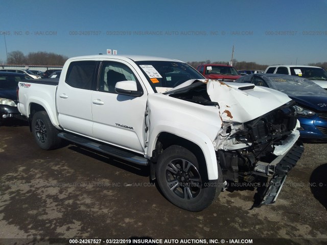 3TMCZ5AN5GM042682 - 2016 TOYOTA TACOMA DBL CAB/SR/SR5/TRD SPT/OR WHITE photo 1