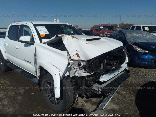 3TMCZ5AN5GM042682 - 2016 TOYOTA TACOMA DBL CAB/SR/SR5/TRD SPT/OR WHITE photo 6