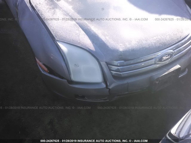 3FAFP07ZX6R212848 - 2006 FORD FUSION SE GRAY photo 6