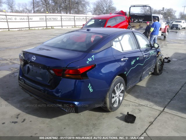 1N4BL4BV1KC117822 - 2019 NISSAN ALTIMA Dark Blue photo 4