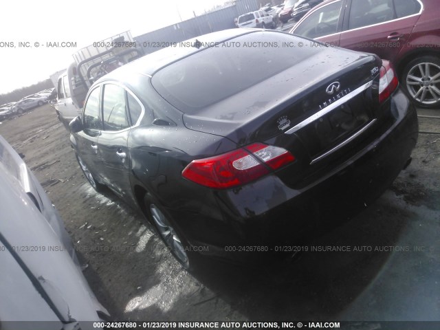 JN1AY1AR3BM570427 - 2011 INFINITI M56 X BLACK photo 3