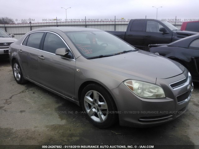 1G1ZH57BX8F179685 - 2008 CHEVROLET MALIBU 1LT BROWN photo 1