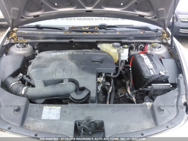 1G1ZH57BX8F179685 - 2008 CHEVROLET MALIBU 1LT BROWN photo 10