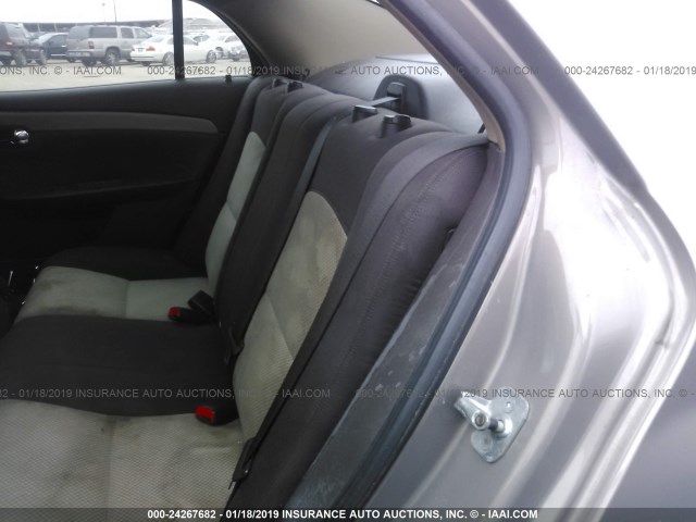 1G1ZH57BX8F179685 - 2008 CHEVROLET MALIBU 1LT BROWN photo 8