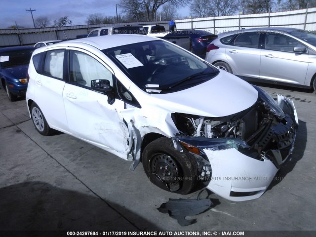3N1CE2CP0JL353400 - 2018 NISSAN VERSA NOTE S/S PLUS/SV/SL/SR WHITE photo 1