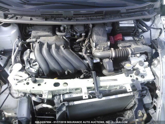 3N1CE2CP0JL353400 - 2018 NISSAN VERSA NOTE S/S PLUS/SV/SL/SR WHITE photo 10