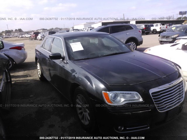 2C3CCAAG1DH731421 - 2013 CHRYSLER 300 BLACK photo 1