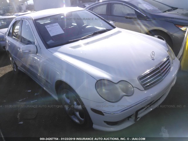 WDBRF52H86F742172 - 2006 MERCEDES-BENZ C GENERATION 2006 230 WHITE photo 1