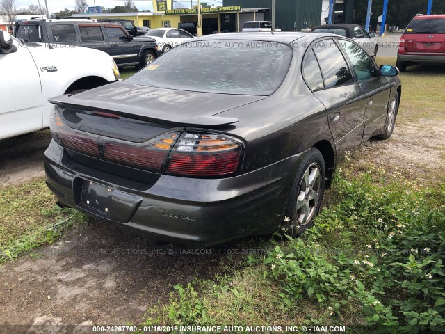 1G2HY54K834140920 - 2003 PONTIAC BONNEVILLE SLE Pewter photo 4