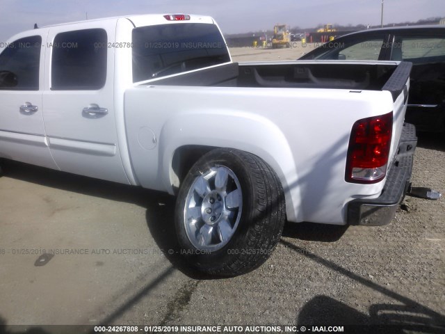 3GTP1VE02BG407088 - 2011 GMC SIERRA C1500 SLE WHITE photo 6