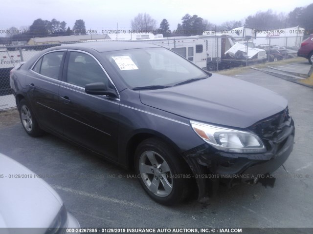 1G11B5SA2DF256525 - 2013 CHEVROLET MALIBU LS GRAY photo 1
